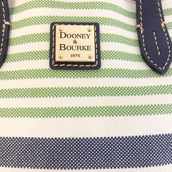 Dooney & Bourke Mini Waverly from the Westerly collection Green Blue White NWT - Picture 8 of 10